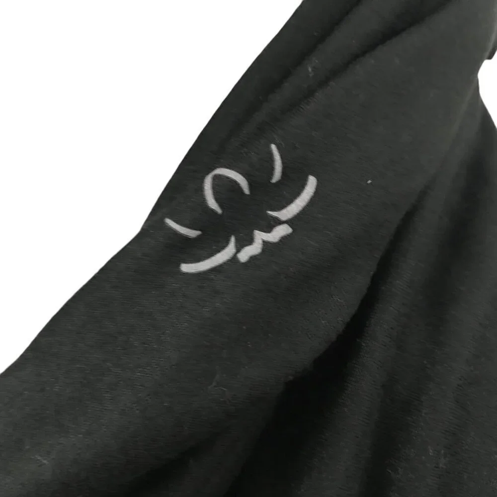 Beyond Yoga Pocket Infinity Scarf Black Zipper Hidden Neck Warmer Athletic